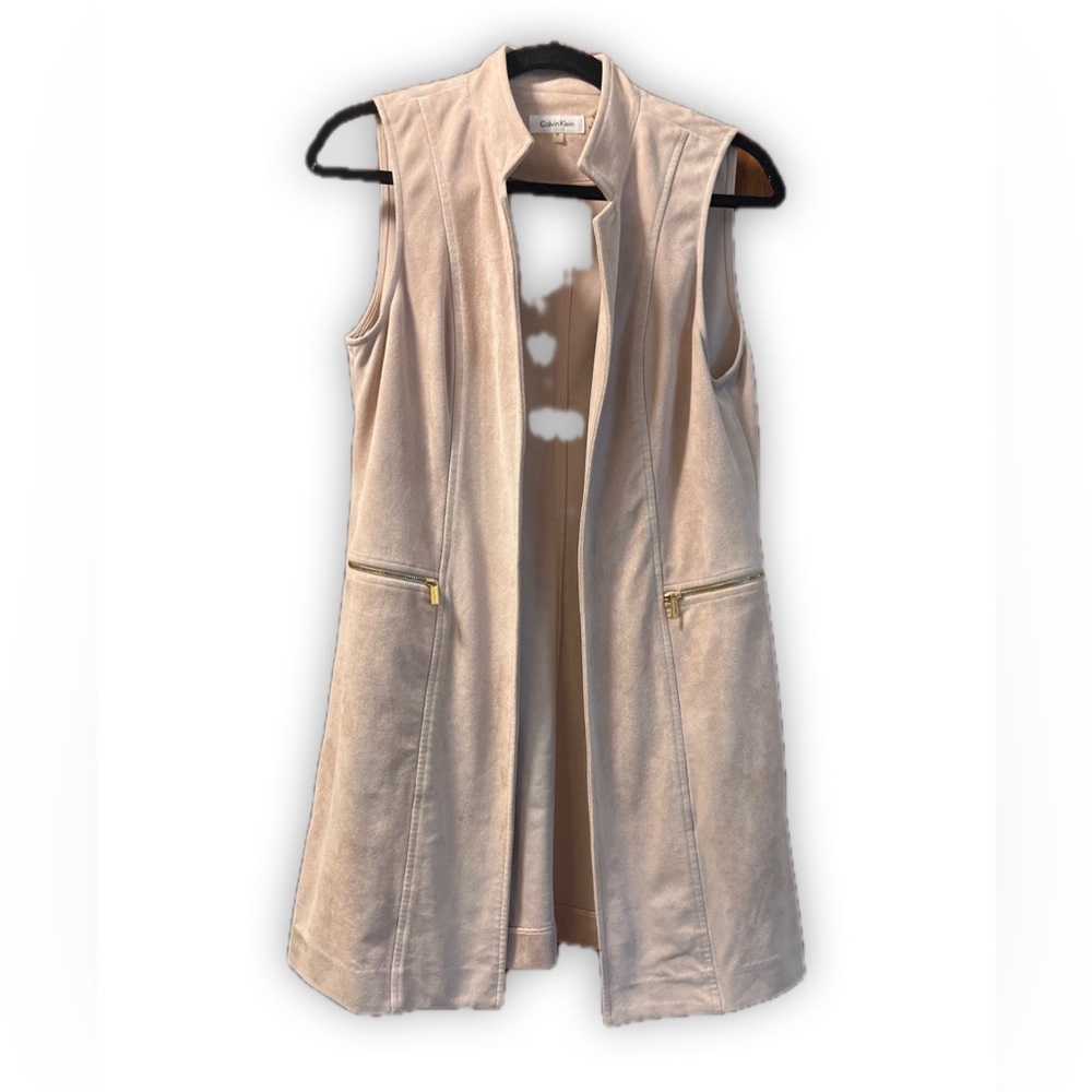 CALVIN KLEIN Blush LONG VEST